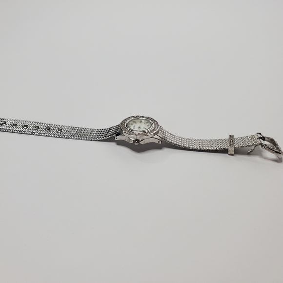 Victoria Wieck Crystal Watch Silver Toned - Picture 5 of 9